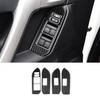 Carbon Fiber Window Switch Panel Cover Trim For Toyota Land Cruiser Prado 10-18