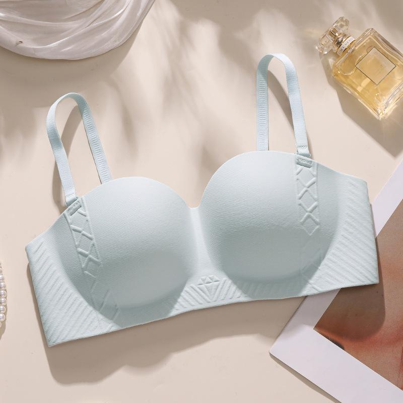 South East Asia Vietnam Thailand Women Traceless Vest Comfortable Gathering Side Collapse Bra Cover