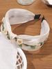 Diademas Bordadas Florales Para Mujeres Niñas Diademas Anchas Para El Cabello De Mujer Diadema Linda Estampada Con Flores De Primavera