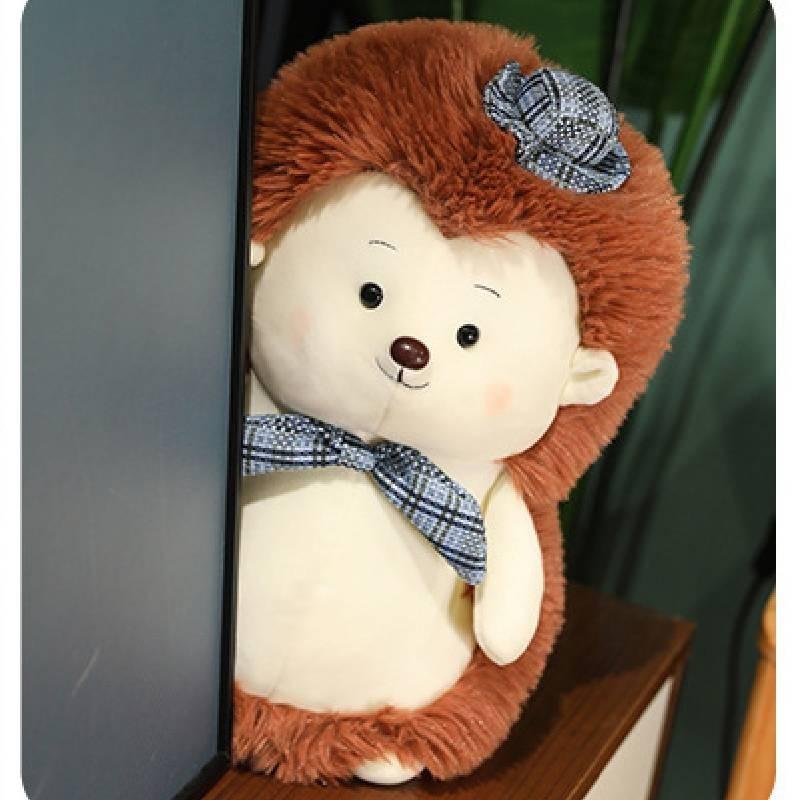 Adorable Plush Hedgehog Toy Soft Stuffed Animal Doll For Kids Birthday Gift 25cm