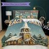 Christmas Door Pattern Bedding Uilt Set Uilt Cover Pillowcase Home Decoration Birthday Gift (1 * Duvet Cover + 2 * Pillowcase Without core)_XIA