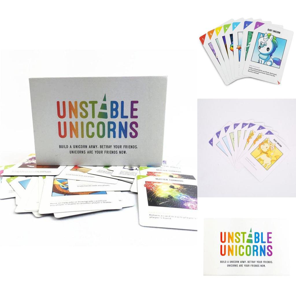 Fun And Strategic Unstable Unicorns Card Board Game Expansion For Family Parties