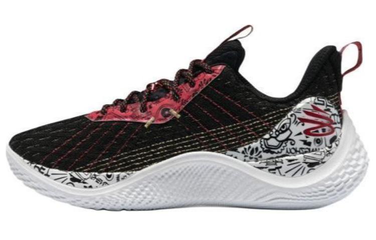 Under Armour Curry 10 Black Red 3026289-001 46