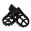 Motorcycle Footpegs Rest Pedal Black For Yamaha TW 200 TW200 1987-2023
