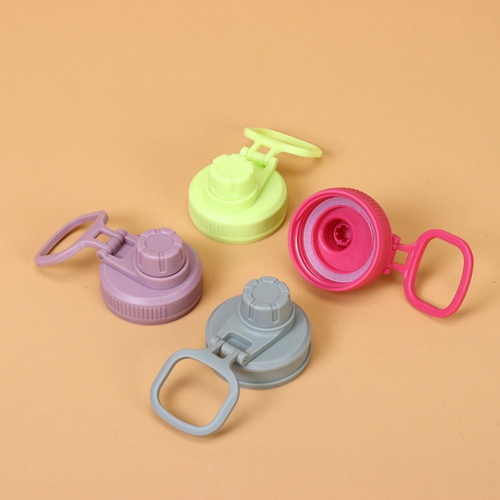 Portable Plastic Bottle Lid Replacement Multicolor Cup Cap Splash Spill Proof Water Bottle Cover Bottle Accessories