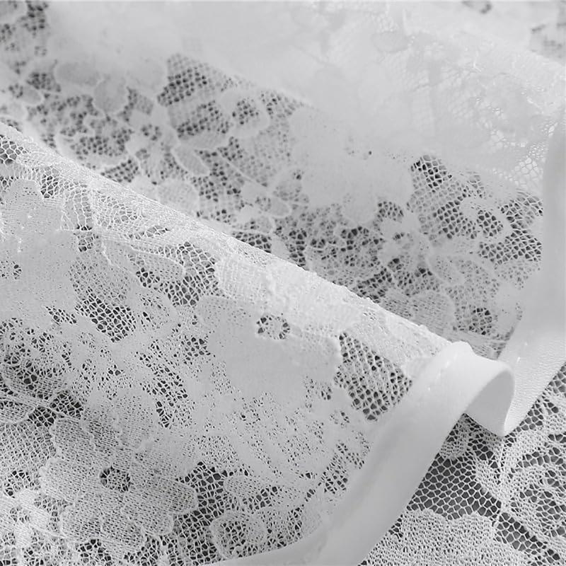 Elegant Detachable Lace Collar Spread Lapel Design Decorative Accessory for Dresses and Blouses