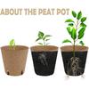 Seedling Pots 45 Pieces Germination Gardening Container Round Plant Seedling Pots For Yard Backyard Balcony Flowers Vegetables