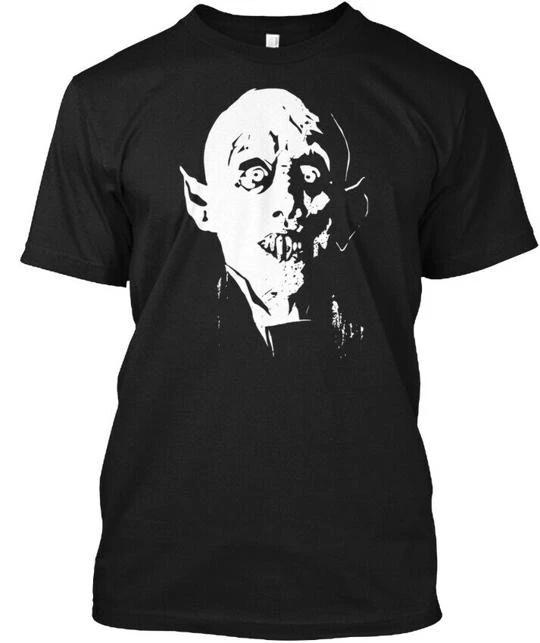 

Nosferatu Halloween 100% Cotton T-shirt Mens Tees Top Made in the USA T-Shirt Tee Top Unisex M