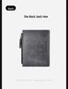 Men's High-End Casual Zipper Wallet - Short, Large Capacity, Multifunctional Billfold & Coin/Card Holder.