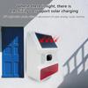 Solar Sound Strobe Light Alarm Infrared Induction Anti-interference IP65 Waterproof Solar Sound-light Alarm Signal with Motion Detector for Home Farm