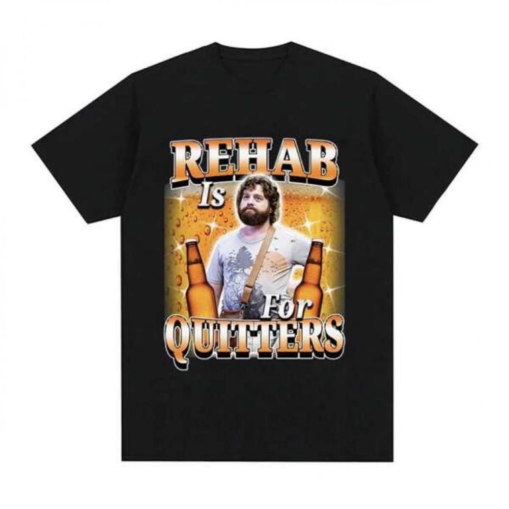 Rehabilitation Is Meant for Those Who Give Up Alan Humorous Meme T-Shirts for Women Featuring O