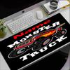 Custom Name Truck Theme Mouse Pad, Non Slip Rubber Base, Multifunctional Office & Home Decor, Perfect for Workspace Personalization.