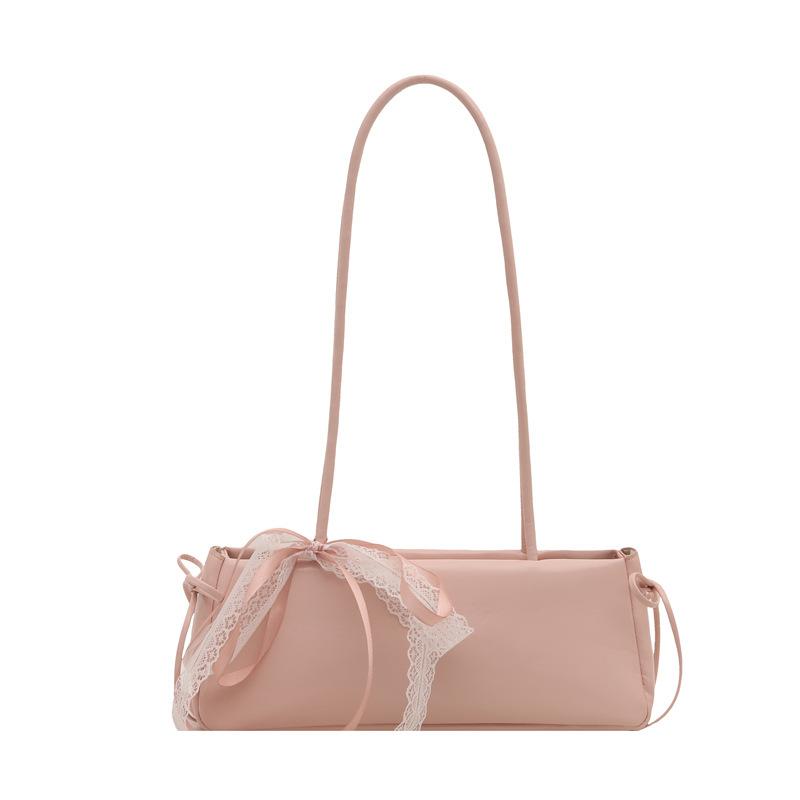 Borsa Baguette Monospalla Sottospalla da Donna di Grande Capacità con Design a Fiocco Casual e Semplice per il Pendolarismo