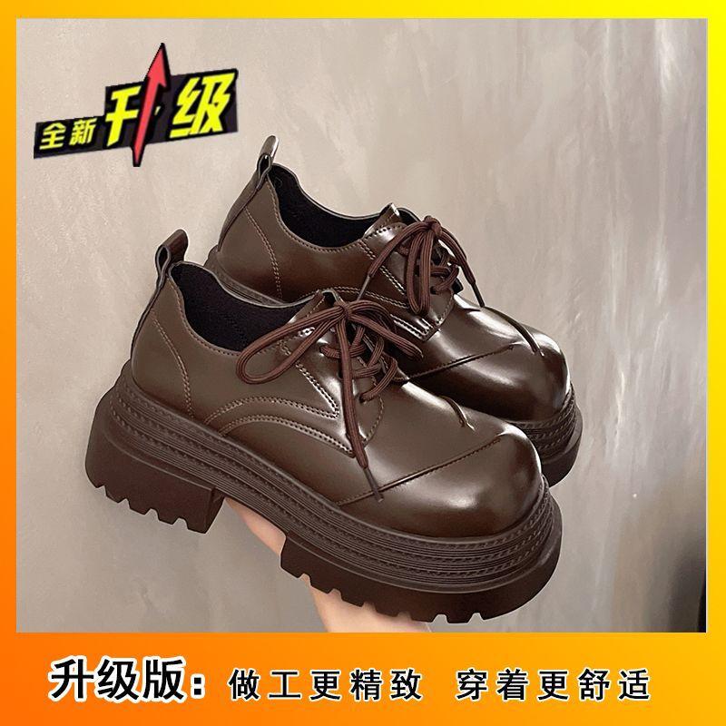 

Средний каблук, высококлассные туфли Ma fried street, высокая ценность, туфли Lizhen 2025, новая нишевая дизайнерская обувь, толстая подошва, с мелким вырезом, одинарные туфли 40