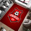 FC Hermannstadt Teppich für Wohnzimmer Schlafzimmer Zuhause Sofadekoration, Rutschfeste Bodenmatte für Kinder zum Spielen