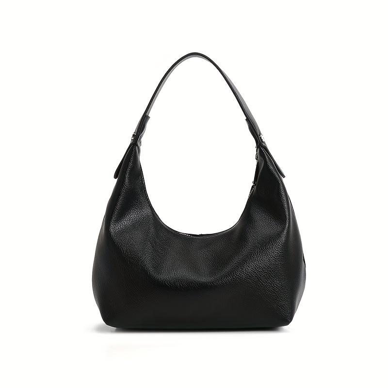Lychee-patterned dumpling bag for women | Versatile handbag/shoulder bag, stylish commuter bag, perfect for everyday wear, minimalist design.