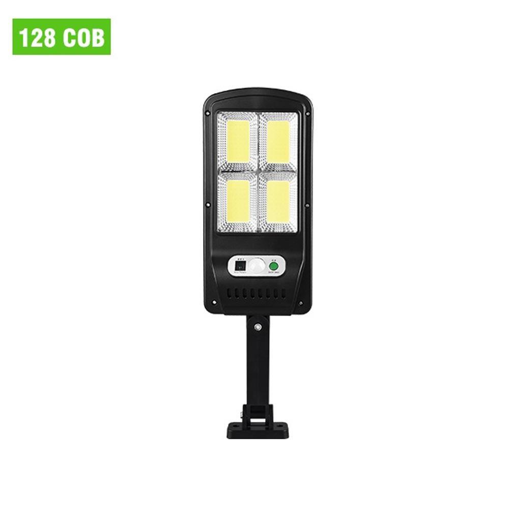 128 COB Solar Street Lights Outdoor Security Light Wall Lamp Waterproof PIR Motion Sensor Smart Remote Control Lamp 500-1000W