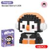 Children Cute Animal Micro Building Block Mini Model Bricks Educational Toys Cartoon Lion Chick Bricks Kids Puzzle Boy Girl Gift