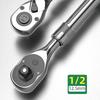 Adjustable Length Ratchet Spanner 90 Teeth Design Ergonomic Grip Professional Automotive Repair Ergonomic Handle Wrench