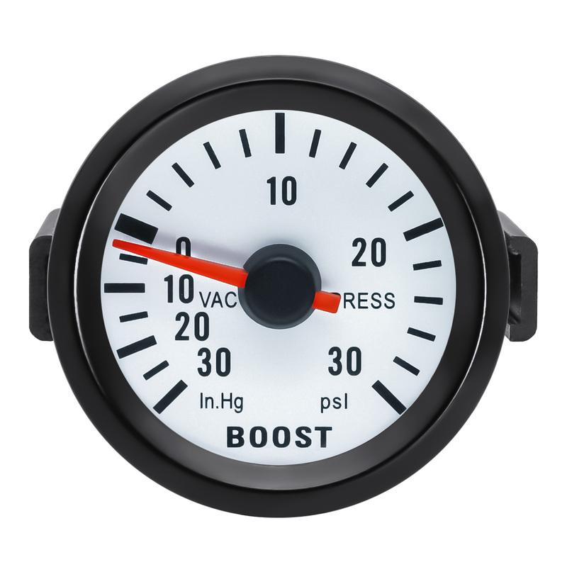 52mm Pressure Turbo Boost Gauge -30~30 PSI with Blue Led Light 52mm Digital Pointer Car Gauge Meter Car Accessories