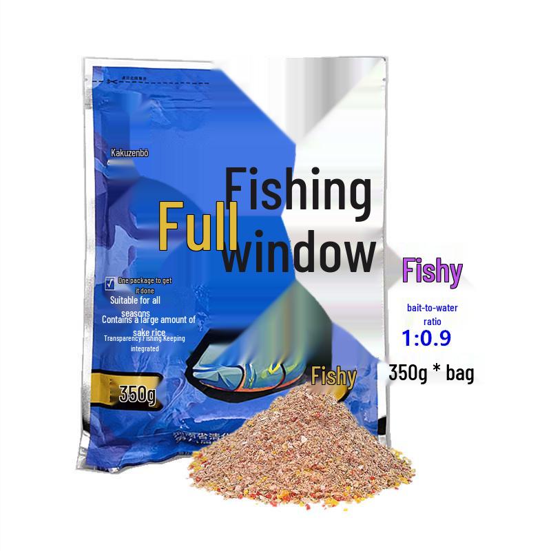 Fish Bait 350g: Fishy Milk Scent for Carp & Mandarin Fish - Ideal for Reservoir & Wild Fishing
