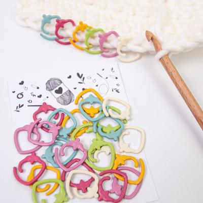 24 Pezzi Segnapunti per Cucito a Frutta Anelli Segnapunti Bloccanti per Uncinetto per Lavorare a Maglia, Fare l'Uncinetto, Tessere Maglione, Sciarpa, Cappello