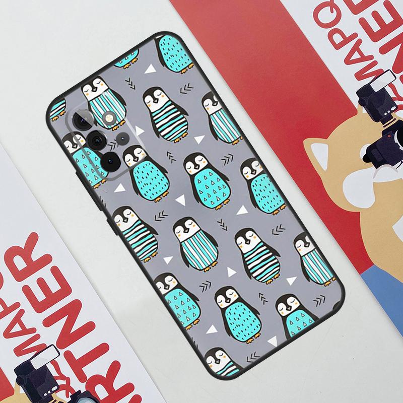 Cute Kawaii Penguin Cover For Samsung Galaxy A34 A24 A54 A14 A52 A42 A32 A22 A12 A51 A71 A53 A33 A23 A13 Case