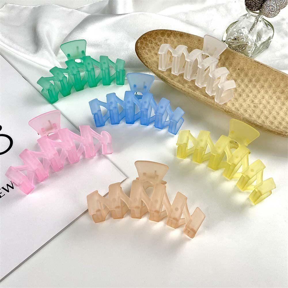 

Аксессуары для волос Коготь для волос Пластиковый зажим Простой зажим для волос