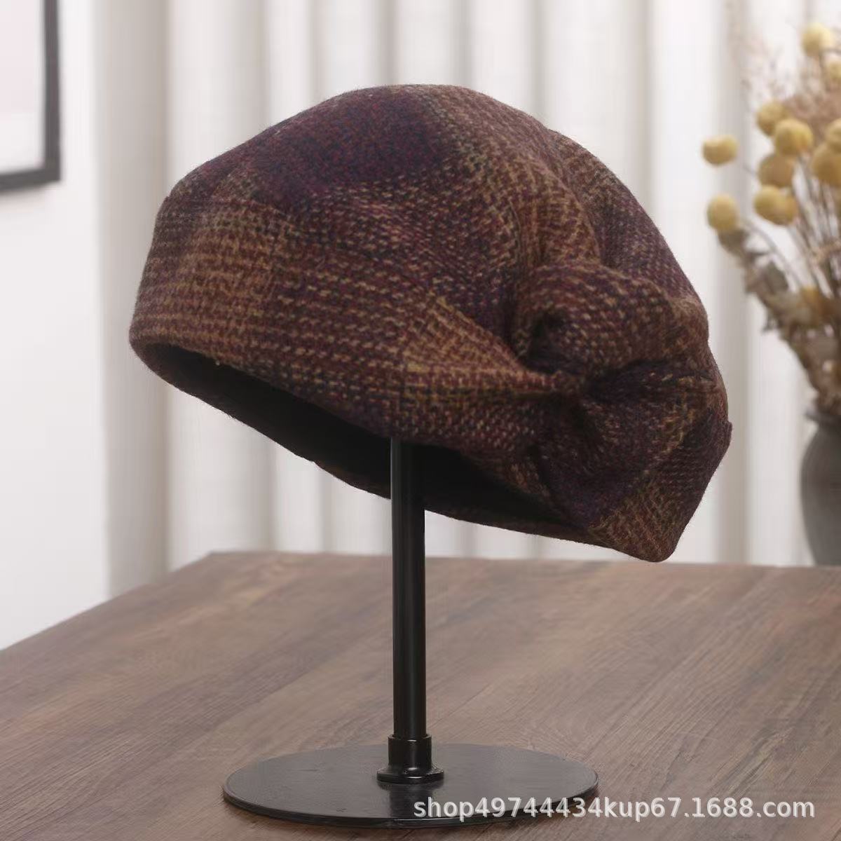 

Hat Ladies 2025 New European and American Style Versatile Fashion Premium Autumn and Winter Warm Thickened Foreign Style Casual Beret