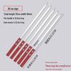 Stainless Steel BBQ Skewers with Wooden Handle - Large Flat Skewers for Grilling Meat Outdoors