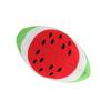 Plush Dog Toy Soft Bite Resistant Teeth Grinding Watermelon Shape Stuffed Pet Chew Toy for Puppy