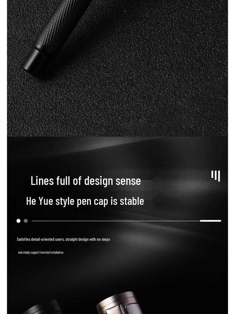 Penna Stilografica Metallizzata Serie Ufficio con Cartuccia d'Inchiostro - Regalo per Calligrafia e Scrittura Studenti, Nome Incidibile