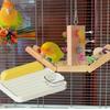 Anti-turnover Bird Toy Activity Platform Stabilize Parrot Perch Stand Toy  Pet Accessories