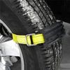 Universell 2 Stück Verdickung, Verbreiterung und Verlängerung Strapazierfähig Gummi Nylon Schneekette Limousine Auto Rad Reifen Notfall Anti-Rutsch-Gurt Befestigungsgurt