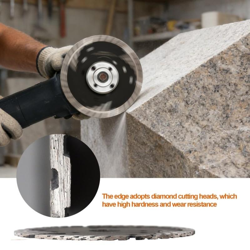 115/125mm Diamond Saw Blade Dry or Wet Angle Grinder Cutting Disc for Porcelain Tiles Stone Marble Granite Concrete Ceramics
