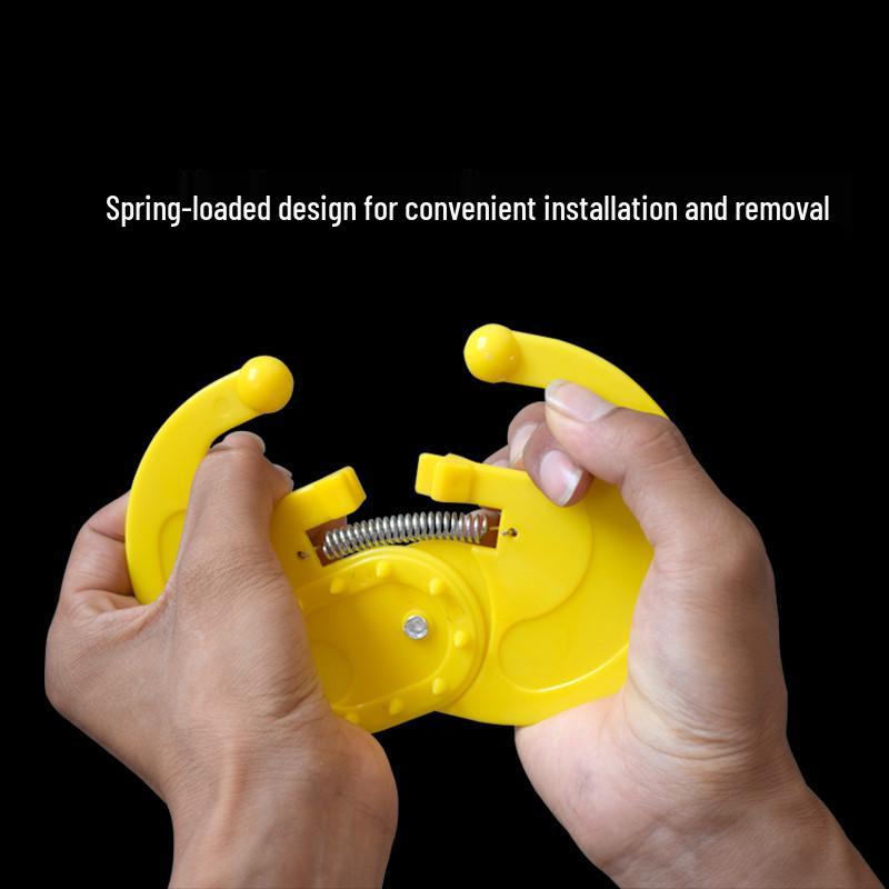 Calf Weaner Bull Nose Ring and Piercing Pliers, Plastic Reinforced Type