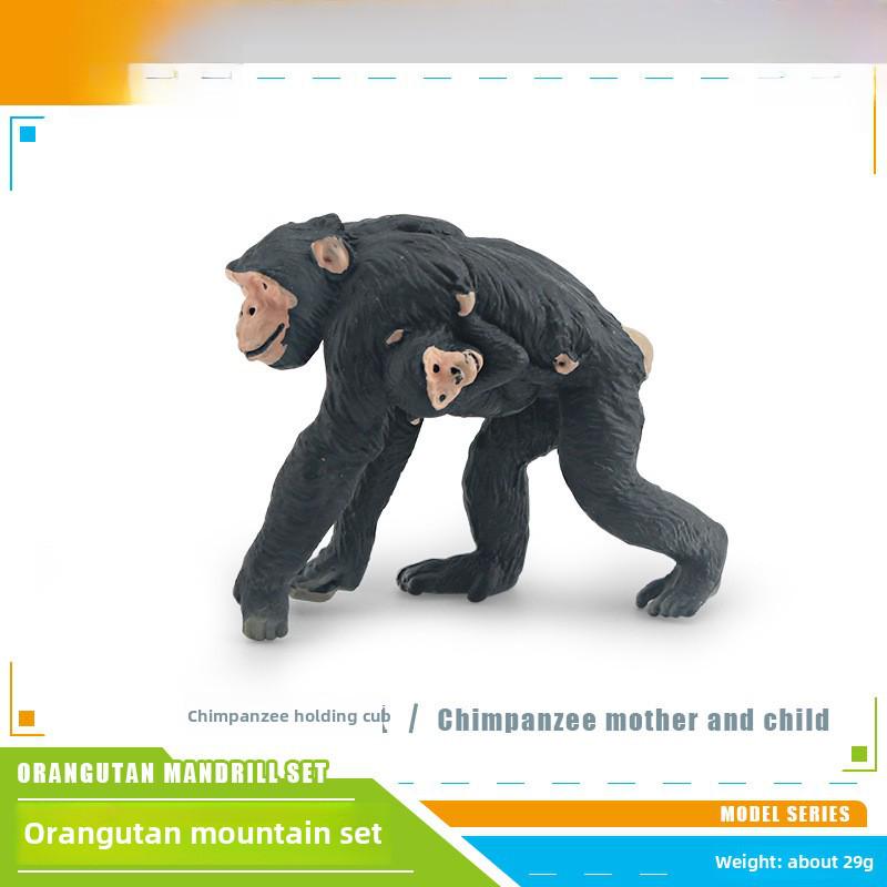 Schimpanse und Gorilla Stehend Zoo Modell Spielzeug