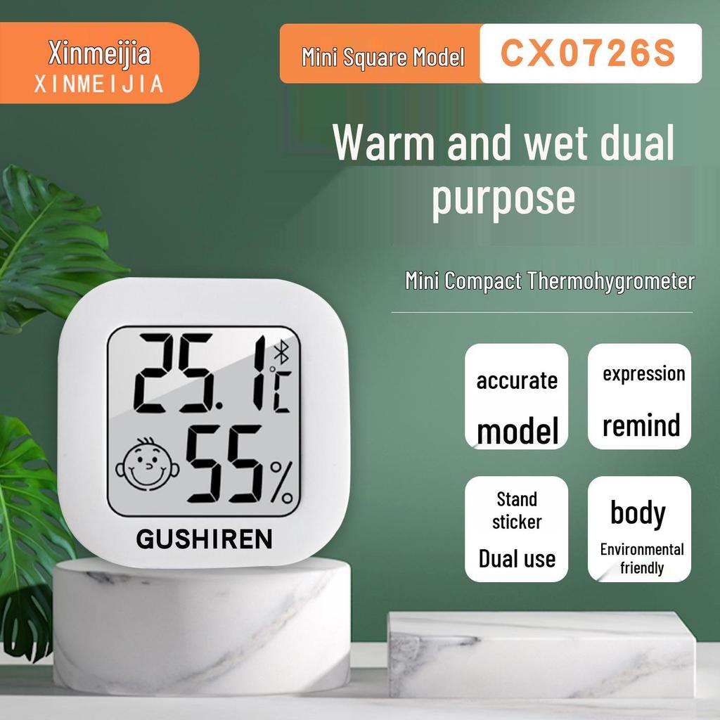 Cross-Border Multifunctional Weather Clock: Color Screen, Perpetual Calendar, Temperature & Humidity Monitor, Backlight, Alarm, Smart Features.