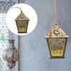 Festival Hanging Light Ramadan Eid Mubarak Decorations Wooden Ornaments led and table Lamp