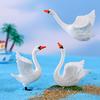 Chic Children Swan Toys Clear Texture Exquisite Office Beautification