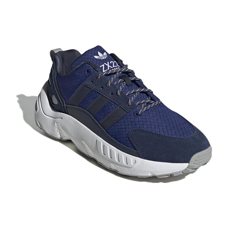 Adidas Originals ZX 22 Boost Comfortable Durable Low-Top Running Shoes Unisex Running Shoes Blue GV8035
