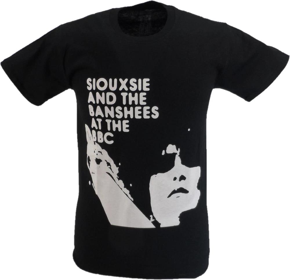 Unisexs Black Official Siouxsie and The Banshees At The BBC T Shirt S