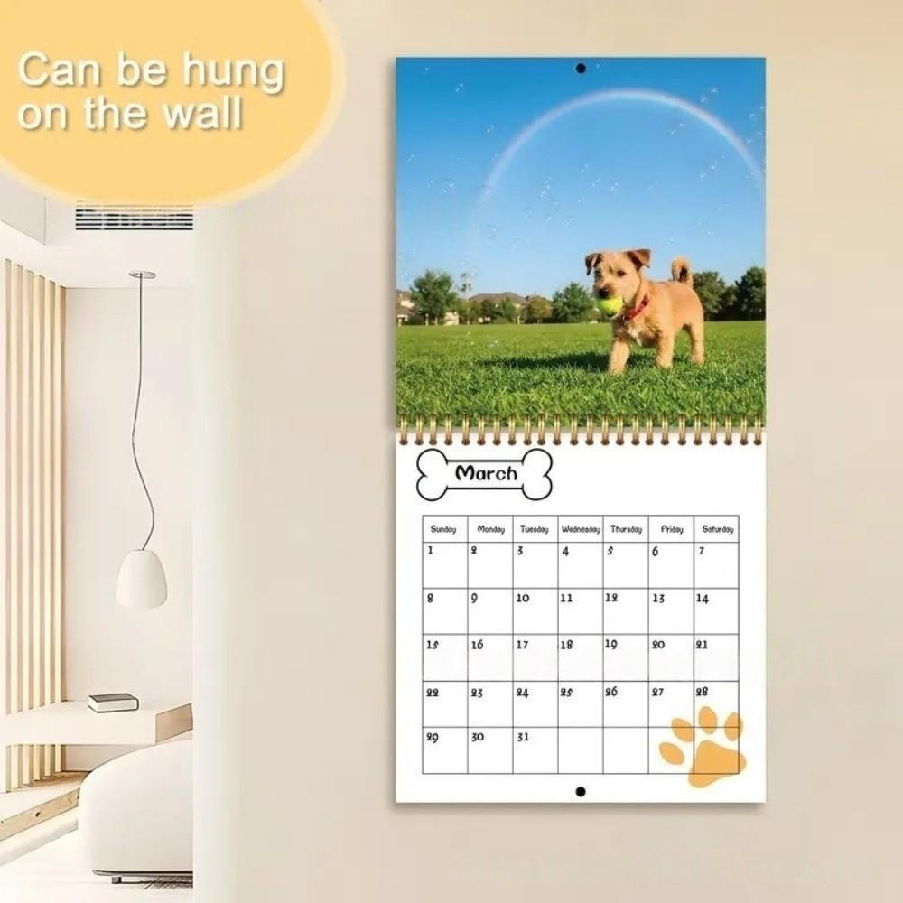 2026 Edition Hunde Kalender Lustiger Schreibtischkalender Neuer Wandkalender Neujahrsgeschenke