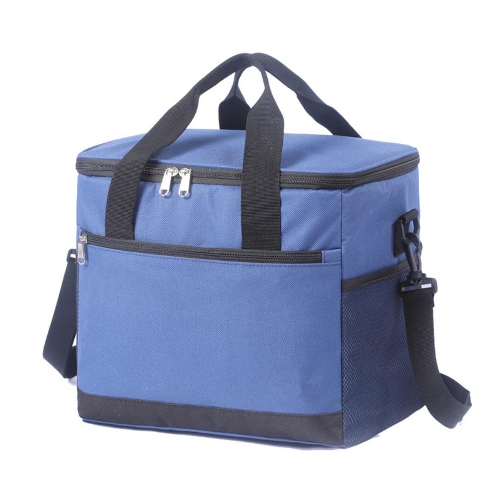 Oxford Cloth Lunch Cooler Bags 18L 30L Aluminum Foil Thermal Insulation Bag Leakproof Large Capacity Refrigerated Bag Outdoor