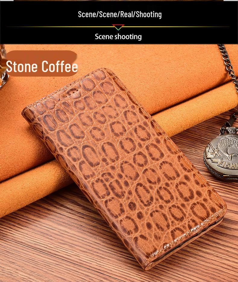 Oryginalne skórzane etui z klapką dla Google 10Pro XL - Pełne pokrycie Ochronne etui na telefon