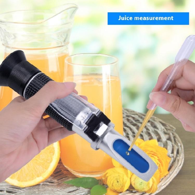 Refractometer Fit for Food Processing And Manufacturing Features Enhancing Optical Clear Temperature Compensated Design