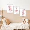 Pink Ballet Girl Rainbow Unicorn Shoes Nursery Wall Art Canvas Painting Posters And Prints Pictures For Baby Kids Room Decor