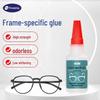 Quick-Drying Eyeglass Repair Glue: Perfect for Frames, Nose Pads, Lenses, and Children's Edges.