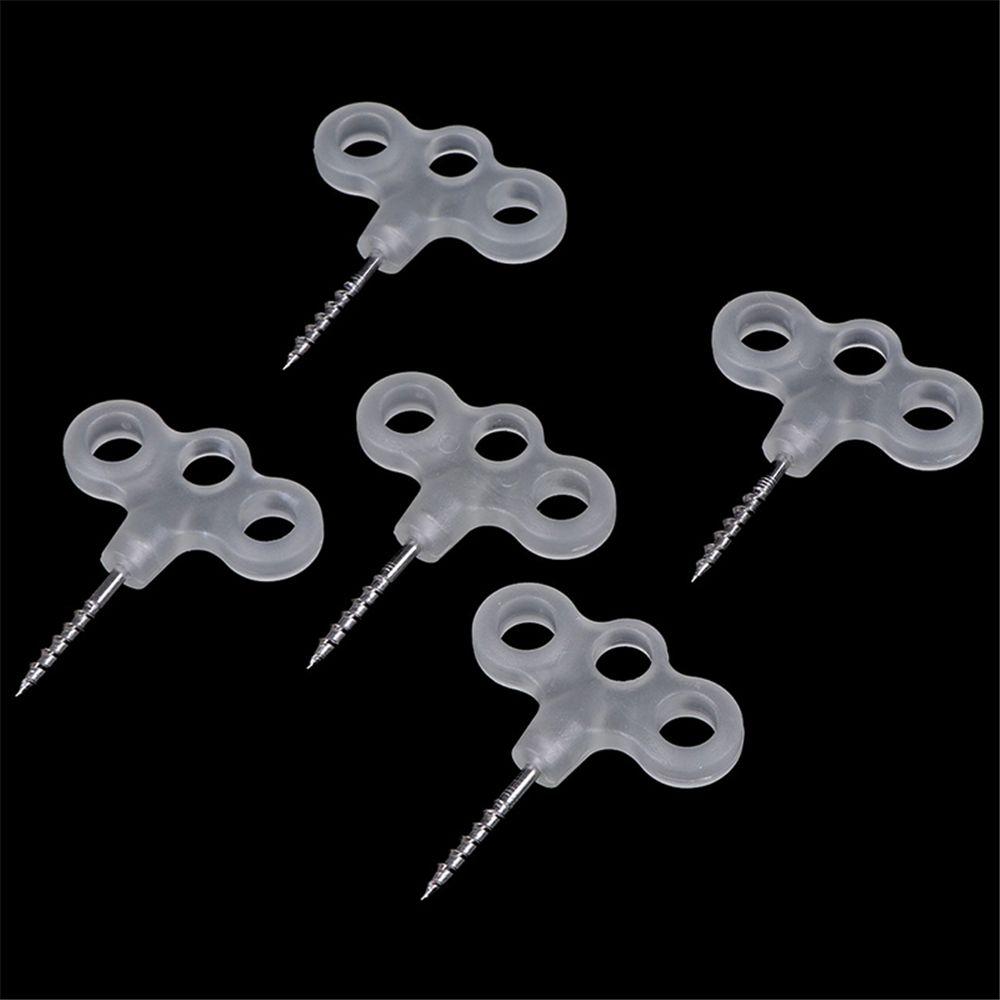 Night Vision Pegs Screw Travel Outdoor Equipment Hiking Rope Buckle Spike Hook Tent Nail Ground Pin