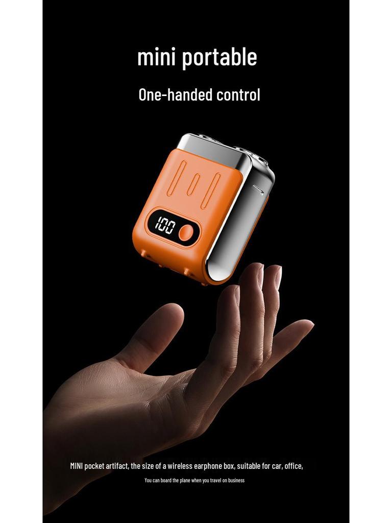 Compact Rechargeable Travel Shaver for Men